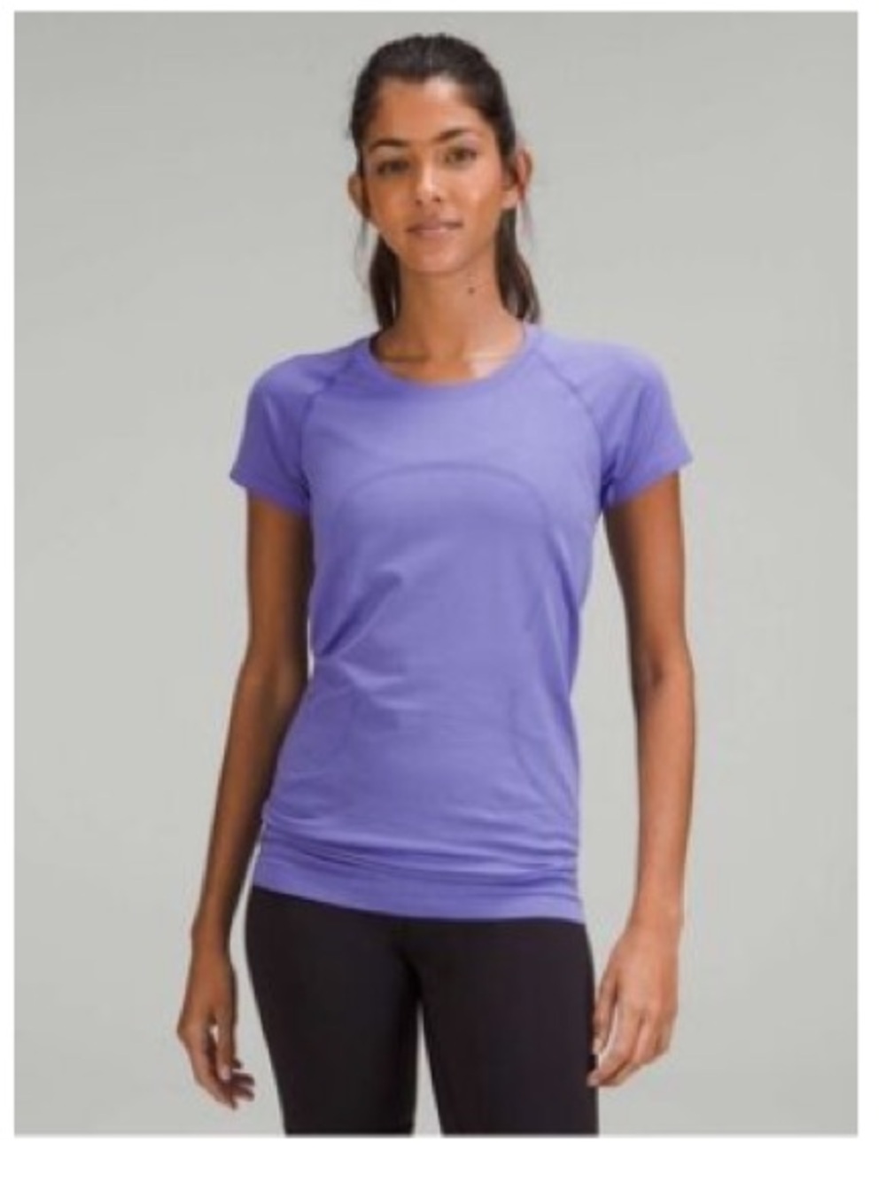 lululemon athletica Lavender Short Sleeve Athletic Tee